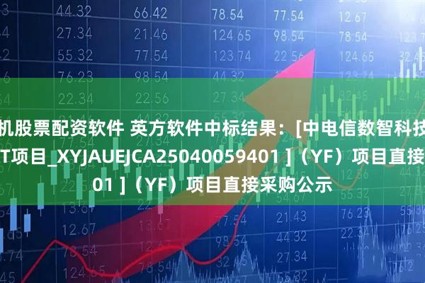手机股票配资软件 英方软件中标结果：[中电信数智科技有限公司ICT项目_XYJAUEJCA25040059401 ]（YF）项目直接采购公示