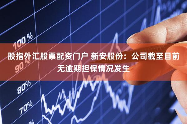 股指外汇股票配资门户 新安股份：公司截至目前无逾期担保情况发生